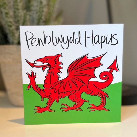 Cardyn Penblwydd Hapus ~ Happy Birthday Card 