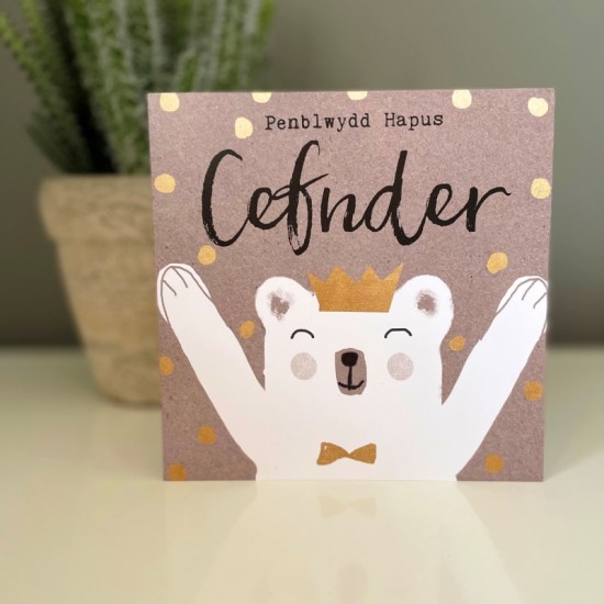 Cardyn Penblwydd Cefnder -Cousin Birthday Card 