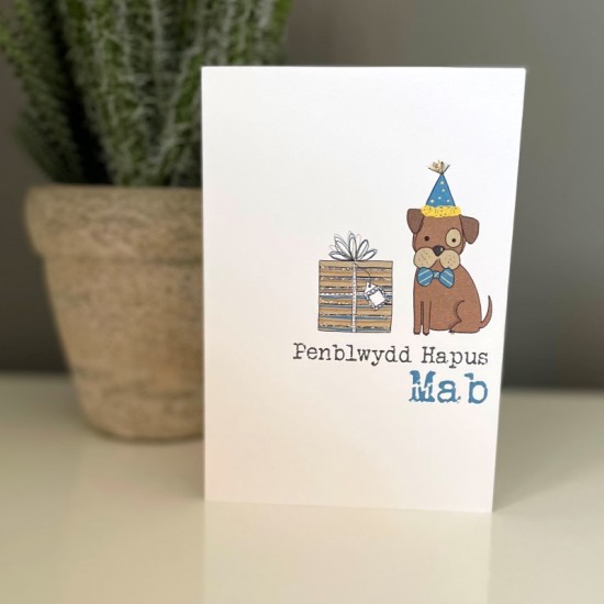 Cardyn Penblwydd Mab - Son Birthday Card 