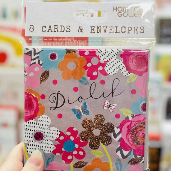 Cardiau Diolch - Thank You Cards (Pack)