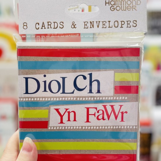 Cardiau Diolch - Thank You Cards (Pack) 