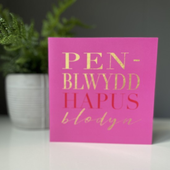 Cardyn Penblwydd - Birthday Card 