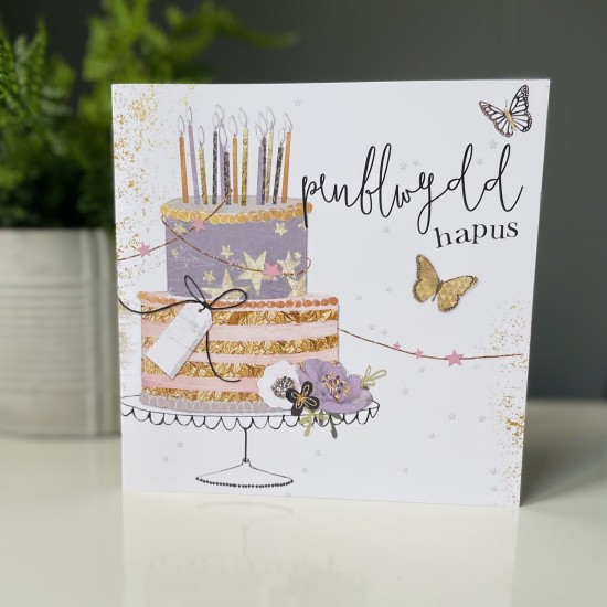 Cardyn Penblwydd - Birthday Card 