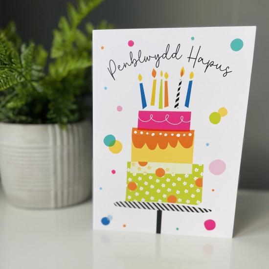 Cardyn Penblwydd - Birthday Card 