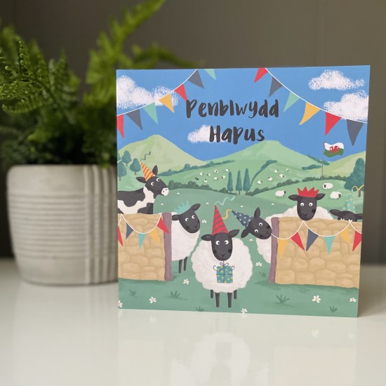 Cardyn Penblwydd - Birthday Card 