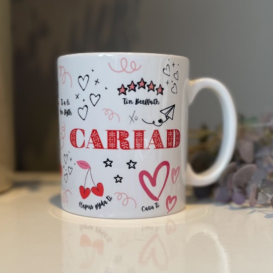 Mwg Cariad - Cariad Mug 