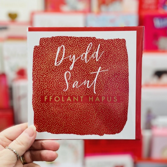 Cardyn Dydd Sant Ffolant - Welsh Valentines Day Card