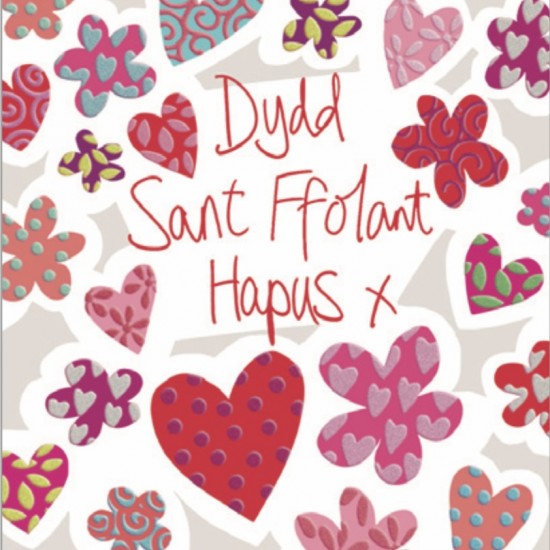 Cardyn Dydd Sant Ffolant - Welsh Valentines Day Card