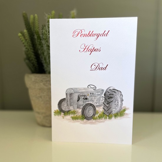 Cardyn Penblwydd Dad - Dad Birthday Card 